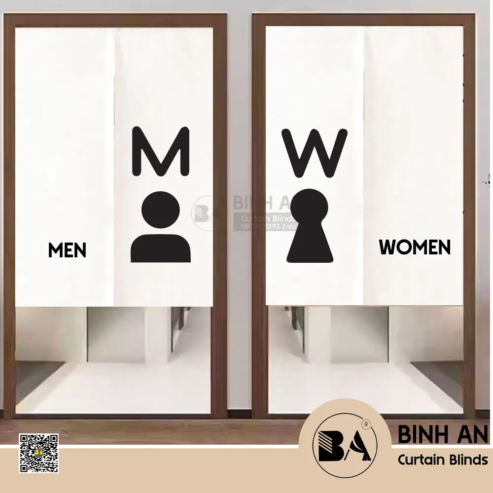 Rèm WC, Toilet Icons